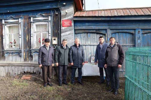 В селе Старые Чукалы Дрожжановского района РТ увековечили память бойца  СВО