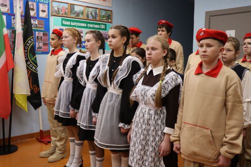 В селе Старые Чукалы Дрожжановского района РТ увековечили память бойца  СВО