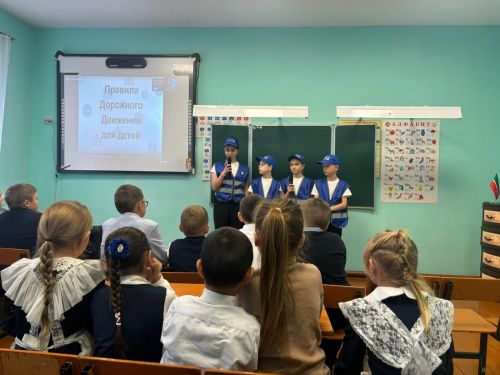 В Шланговской школе Дрожжановского района РТ прошла беседа на тему «Движение пешеходов»