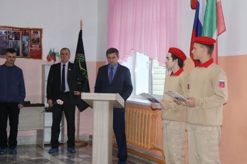 В селе Убеи Дрожжановского района РТ увековечили память участника СВО