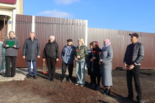 В селе Городище Дрожжановского района РТ открыли мемориал в честь героя СВО
