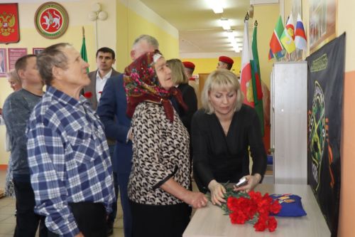 В селе Городище Дрожжановского района РТ открыли мемориал в честь героя СВО