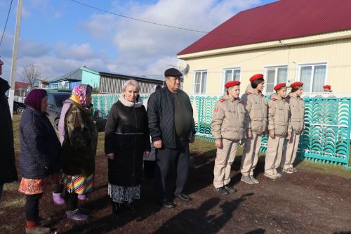 В селе Городище Дрожжановского района РТ открыли мемориал в честь героя СВО