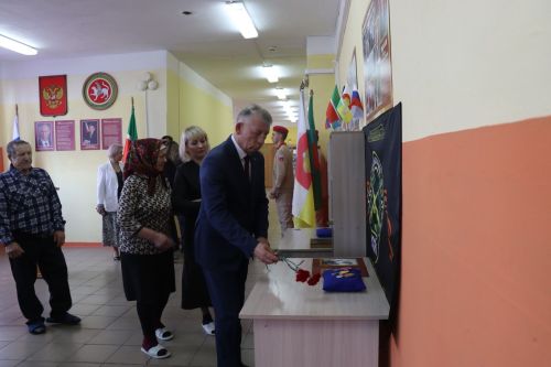 В селе Городище Дрожжановского района РТ открыли мемориал в честь героя СВО