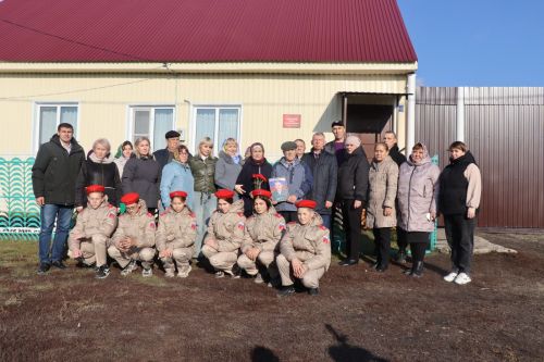 В селе Городище Дрожжановского района РТ открыли мемориал в честь героя СВО