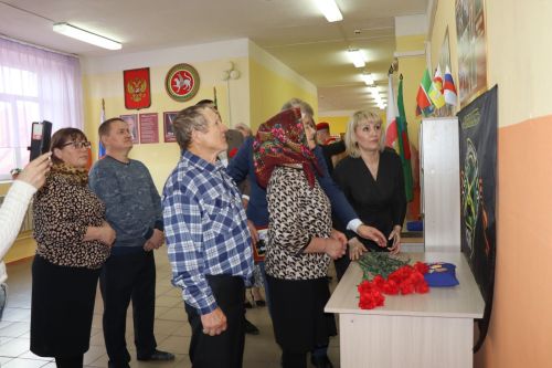 В селе Городище Дрожжановского района РТ открыли мемориал в честь героя СВО
