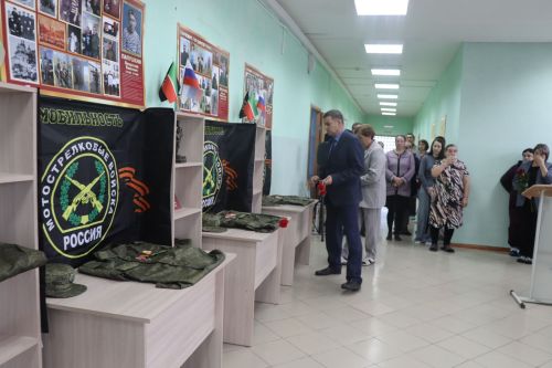 В Старошаймурзинской школе Дрожжановского района РТ открыли уголки памяти участникам СВО