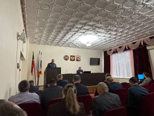В Дрожжановском районе РТ обсудили меры по предотвращению пожаров в осенне-зимний период