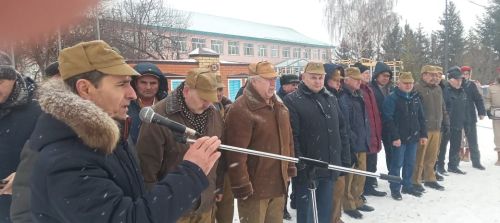 В Дрожжановском районе состоялся автопробег с участием ветеранов боевых действий в Афганистане