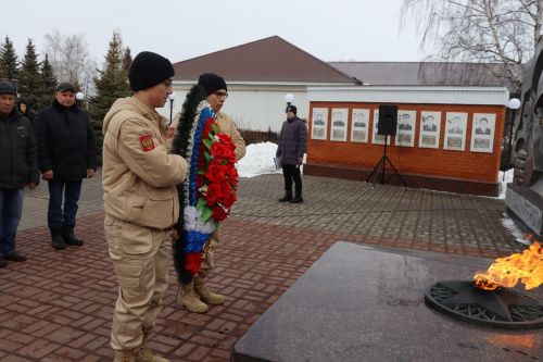 В Дрожжановском районе РТ почтили память защитников Сталинграда