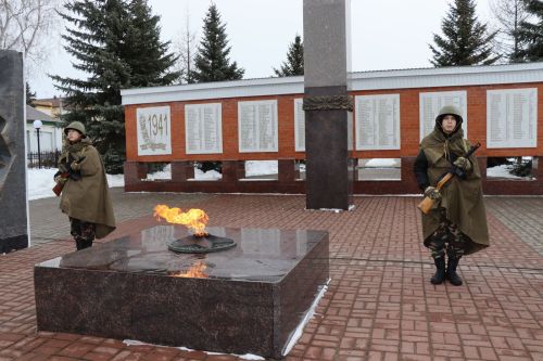 В Дрожжановском районе РТ почтили память защитников Сталинграда