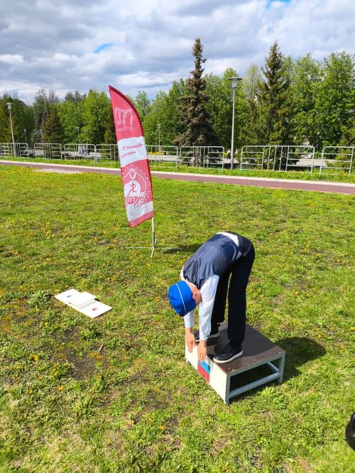 В Дрожжаном в рамках празднования Дня Победы работала мобильная площадка ВФСК «Готов к труду и обороне»