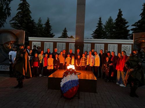 Свеча памяти: в Дрожжановском районе РТ вспомнили погибших в Великой Отечественной войне