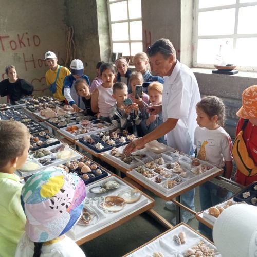 Воспитанники лагеря «Солнышко» Дрожжановского района РТ побывали на выставке морских раковин