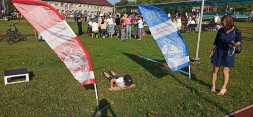 Во время праздника дрожжановцы сдавали нормативы ГТО