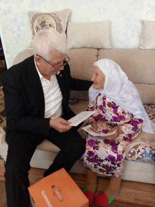 Жительница села Малая Цильна Дрожжановского района РТ отпраздновала 95-летний юбилей