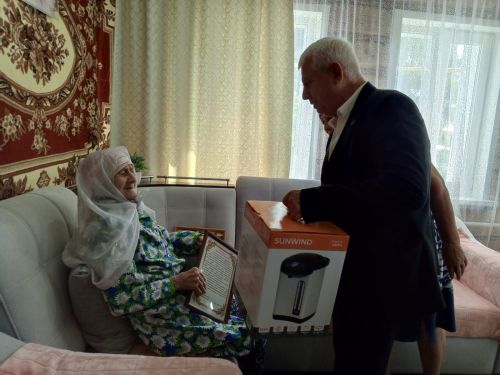 Жительнице села Большая Цильна Дрожжановского района РТ Нурижан Хисамутдиновой исполнилось 90 лет