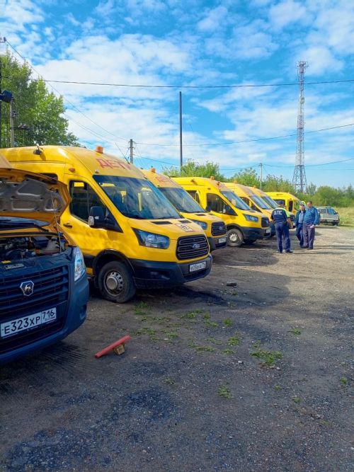 В Дрожжановском районе РТ автоинспекторы проверяют техническое состояние школьных автобусов