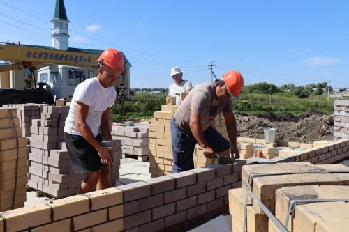 В селе Малая Цильна Дрожжановского района РТ строится новый магазин