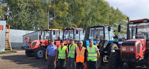 В СПССК «Дувановские Сады» Дрожжановского района РТ проведен техосмотр самоходных машин