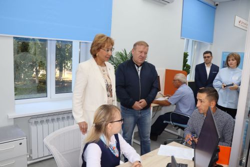 В Дрожжановском районе РТ после ремонта открылся отдел центра занятости