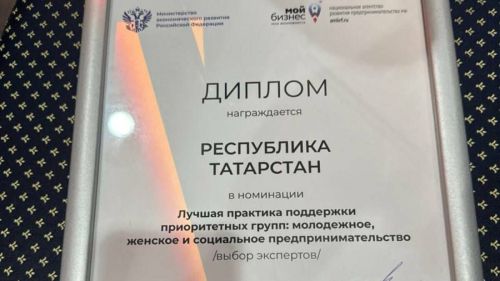 Практика поддержки молодежного предпринимательства Татарстана признана лучшей в России