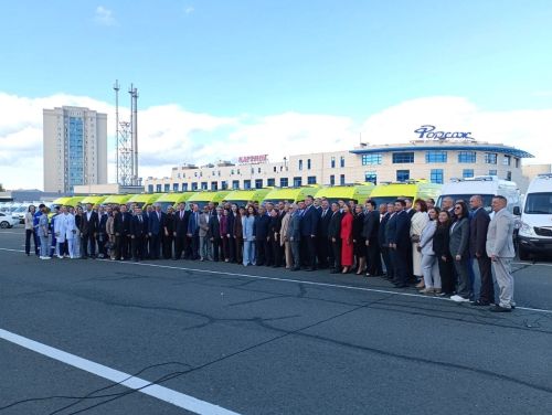 Дрожжановская ЦРБ получила новый автомобиль скорой помощи