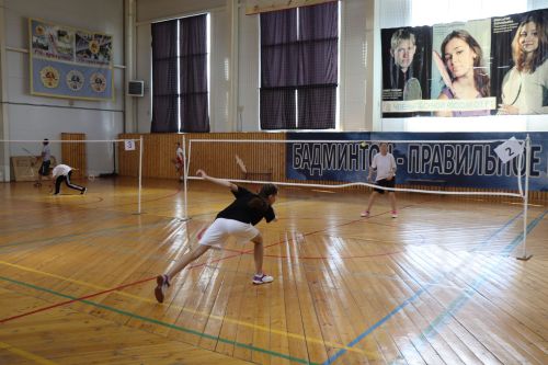 В Дрожжановском районе прошел турнир по бадминтону ко Дню физкультурника