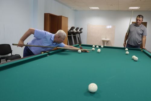 В Дрожжановском районе прошел бильярдный турнир среди руководителей в честь Дня физкультурника