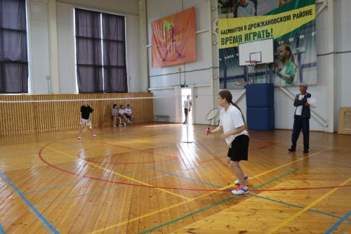 В Дрожжановском районе прошел турнир по бадминтону ко Дню физкультурника