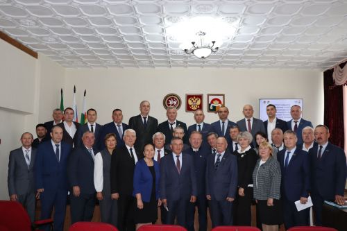 Итоги пятилетней работы: в Дрожжановском районе прошло 47-е заседание районного Совета