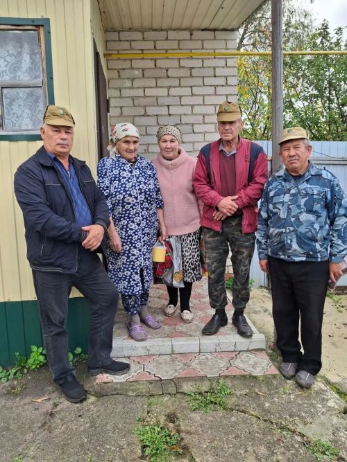 Ветераны боевых действий Дрожжановского района провели акцию «Постучитесь к нашим матерям!»