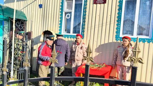 В селе Матаки Дрожжановского района увековечили память пограничника Николая Игнатьева