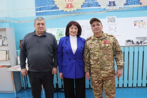 В Дрожжановском районе  прошла встреча с участником СВО, который прибыл в краткосрочный отпуск