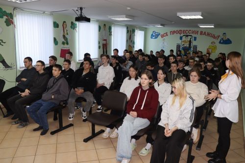 В техникуме Дрожжановского района прошла встреча с ветеранами боевых действий