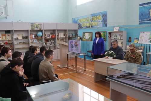 В Дрожжановском районе  прошла встреча с участником СВО, который прибыл в краткосрочный отпуск