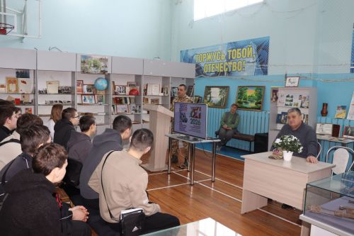 В Дрожжановском районе  прошла встреча с участником СВО, который прибыл в краткосрочный отпуск
