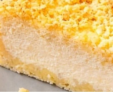 Королевский пирог к чаю: нежный творожный десерт с песочной основой
