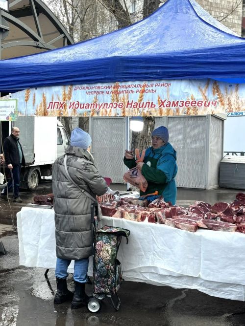 Дрожжановцы приняли участие в последней весенней сельхозярмарке в Казани