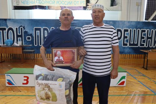 Пенсионеры Дрожжановского района поборолись за выход на республиканскую Спартакиаду