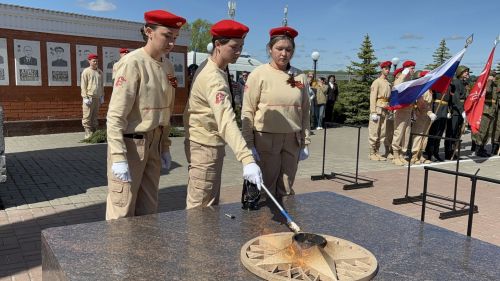 В Дрожжановском районе зажгли «Огонь памяти»