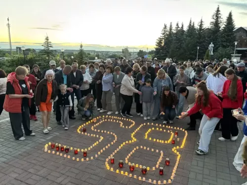 В Дрожжановском районе зажгли свечи в память о павших героях