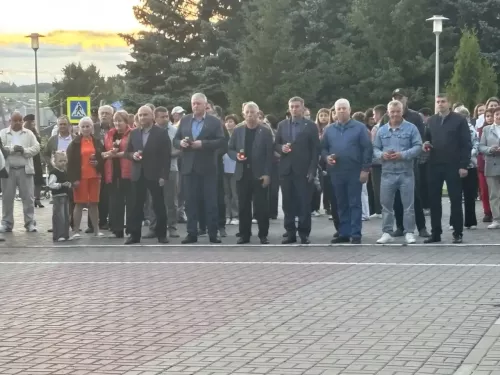 В Дрожжановском районе зажгли свечи в память о павших героях