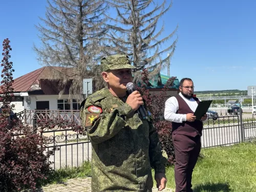 В Дрожжановском районе отметили день ветеранов боевых действий