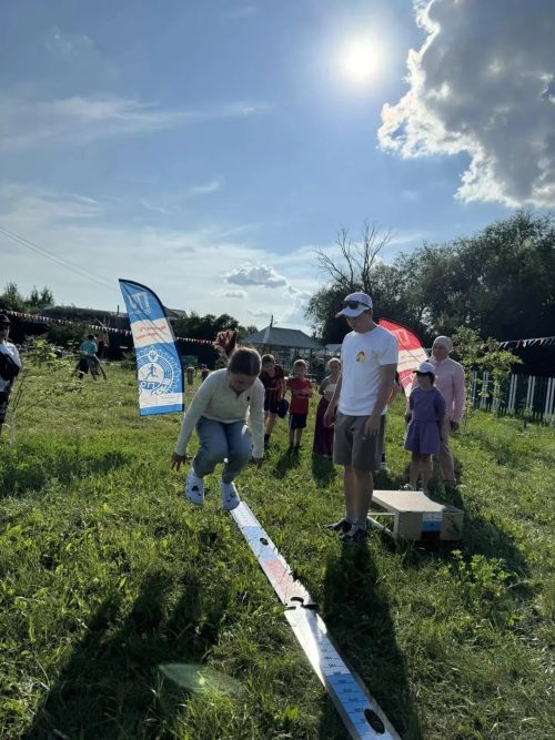В День села в Новых Ишлях Дрожжановского района работала мобильная площадка ГТО