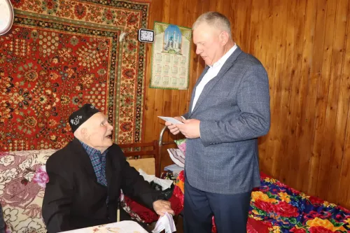95-летний юбилей  отметил труженик тыла из Татарских Тюков Дрожжановского района
