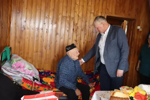 95-летний юбилей  отметил труженик тыла из Татарских Тюков Дрожжановского района