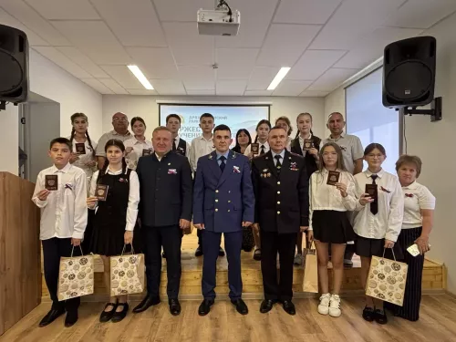 В Дрожжановском районе вручили паспорта одиннадцати школьникам