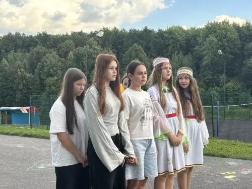 В лагере «Чайке» Дрожжановского района спустили флаги и попрощались с летом