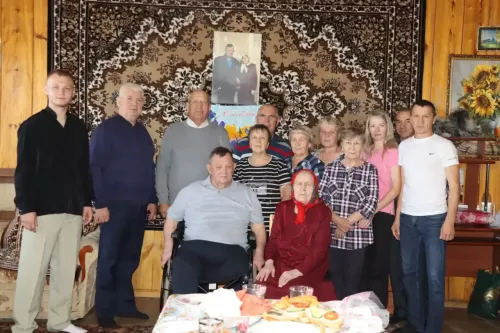 Ветерана труда из села Городище Дрожжановского района поздравили с юбилеем